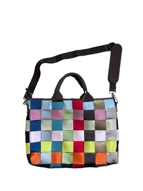 Comely colorful seatbelt tote